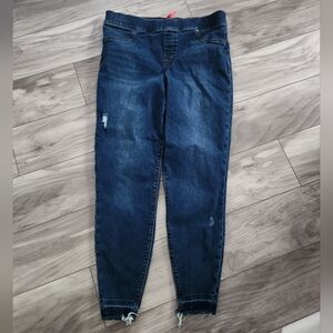 Spanx Distressed Ankle Skinny Pull-On Jeans size X-Large